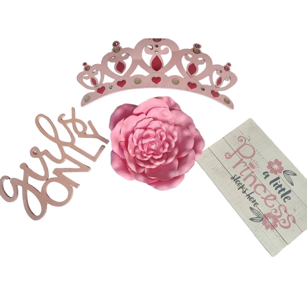Girls Princess Pink Bedroom Decor